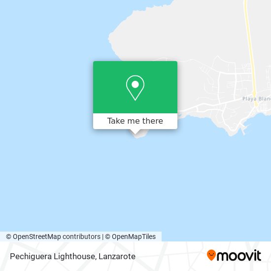 Pechiguera Lighthouse map