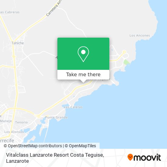 Vitalclass Lanzarote Resort Costa Teguise map
