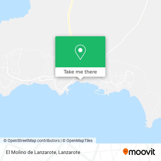mapa El Molino de Lanzarote