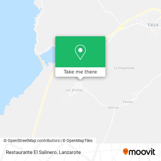 Restaurante El Salinero map