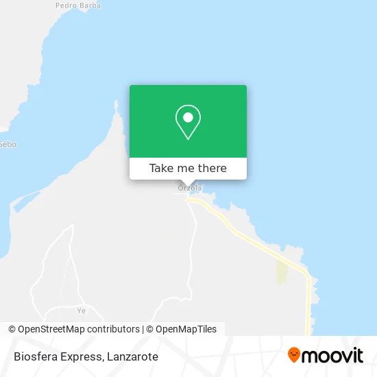 Biosfera Express map