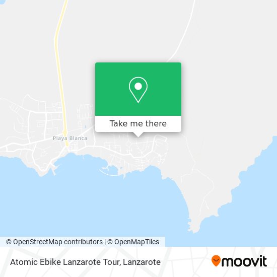 Atomic Ebike Lanzarote Tour map