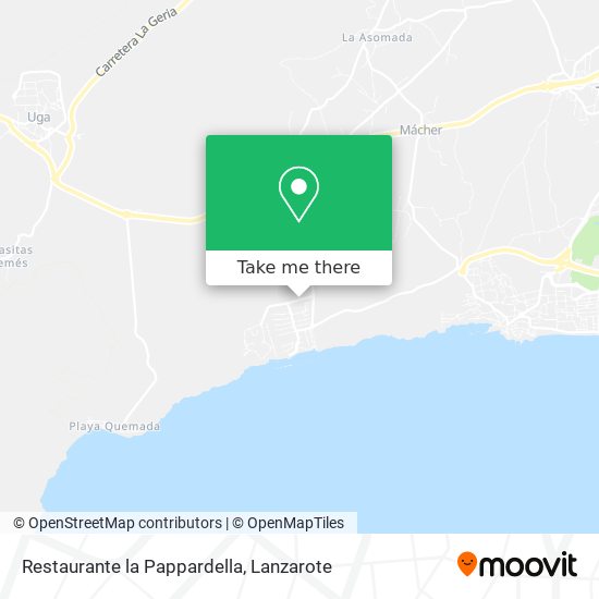 Restaurante la Pappardella map
