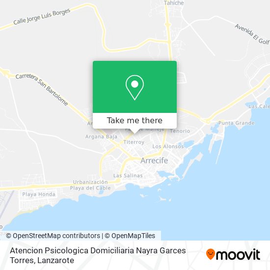 Atencion Psicologica Domiciliaria Nayra Garces Torres map