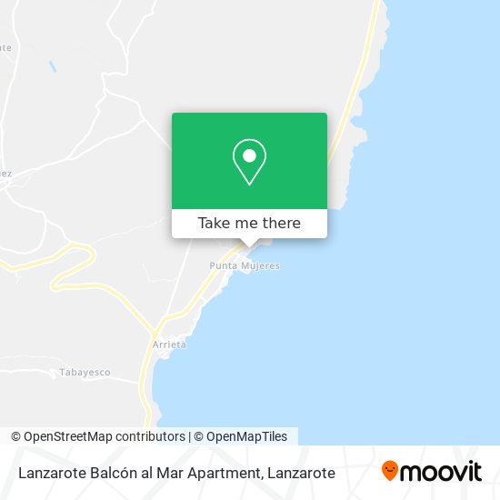 Lanzarote Balcón al Mar Apartment map