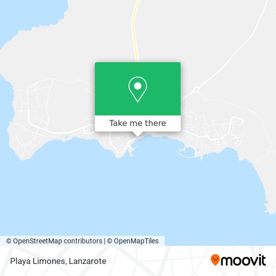 Playa Limones map