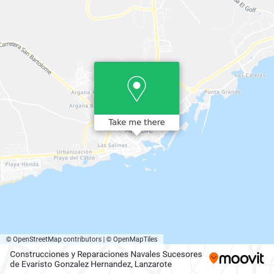 Construcciones y Reparaciones Navales Sucesores de Evaristo Gonzalez Hernandez map