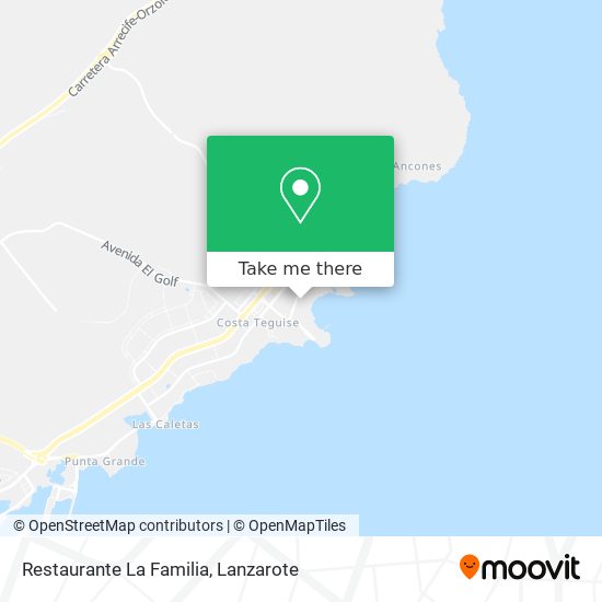 Restaurante La Familia map
