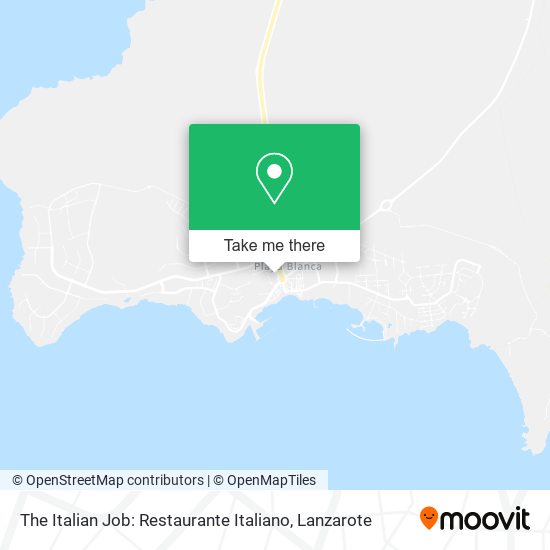 The Italian Job: Restaurante Italiano map
