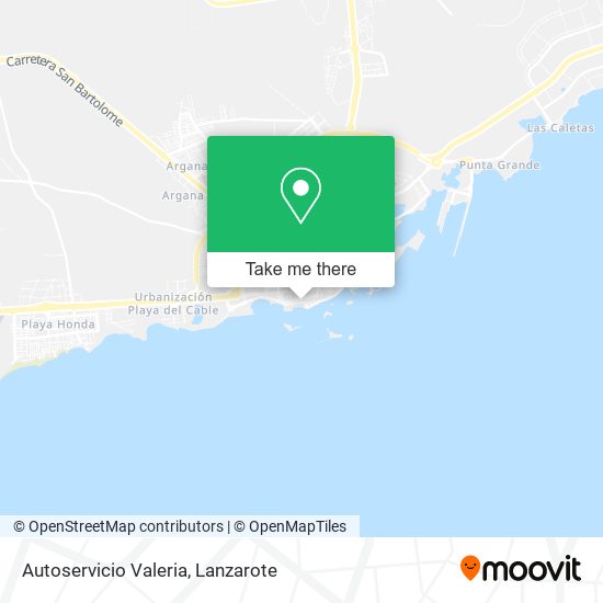 Autoservicio Valeria map