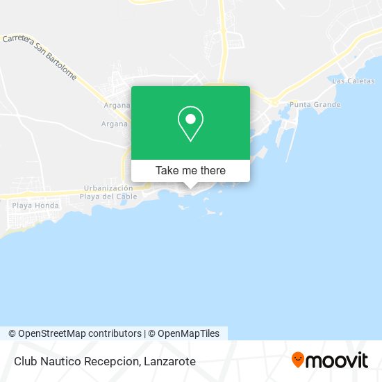 Club Nautico Recepcion map