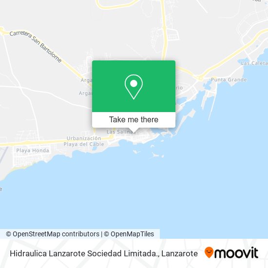mapa Hidraulica Lanzarote Sociedad Limitada.