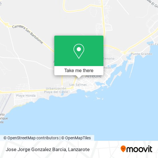 Jose Jorge Gonzalez Barcia map