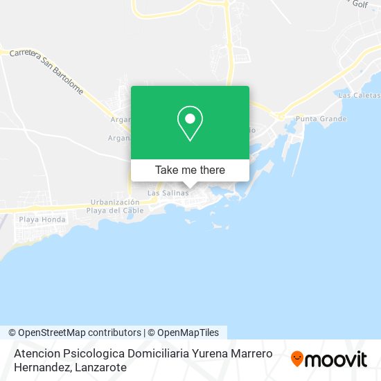 mapa Atencion Psicologica Domiciliaria Yurena Marrero Hernandez