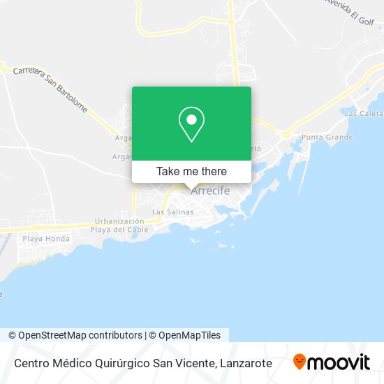 Centro Médico Quirúrgico San Vicente map