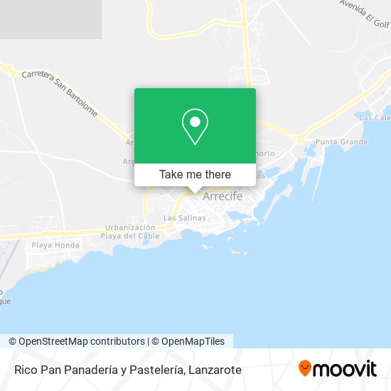 Rico Pan Panadería y Pastelería map