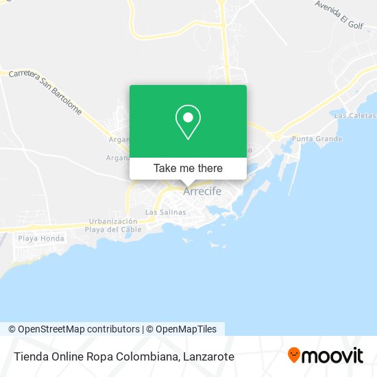 Tienda Online Ropa Colombiana map