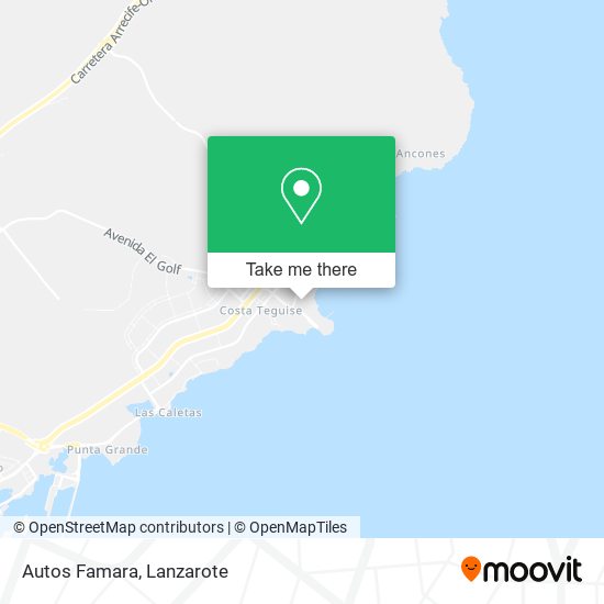 mapa Autos Famara