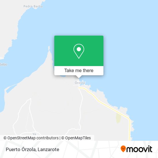 Puerto Órzola map