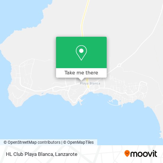 HL Club Playa Blanca map