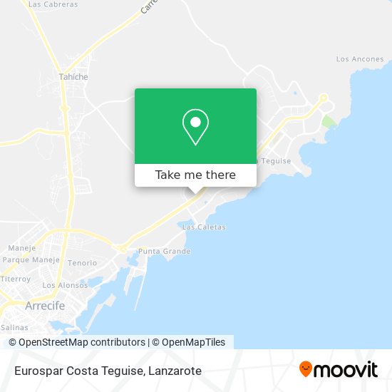 Eurospar Costa Teguise map