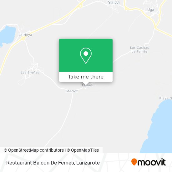 Restaurant Balcon De Femes map
