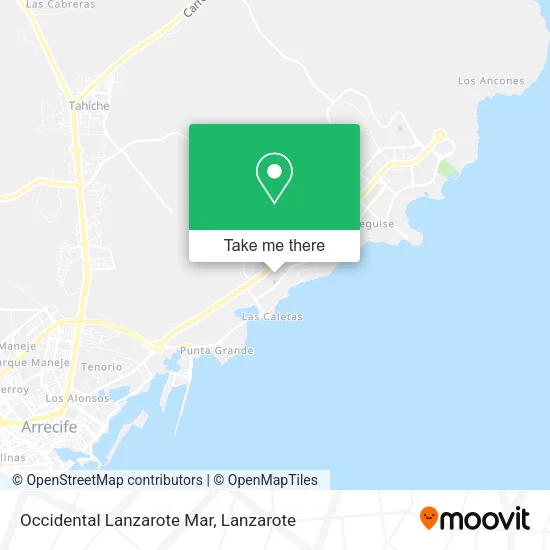 Occidental Lanzarote Mar map