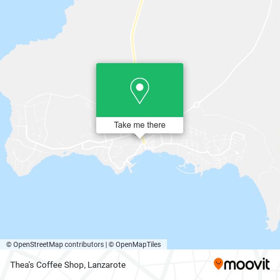 Thea's Coffee Shop map