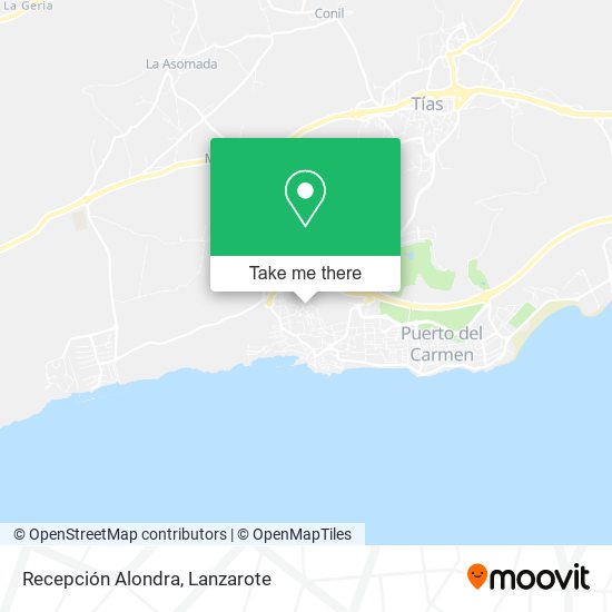Recepción Alondra map