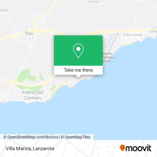 Villa Marina map