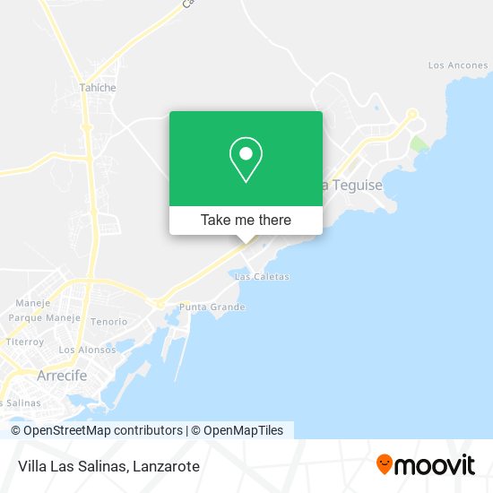 mapa Villa Las Salinas