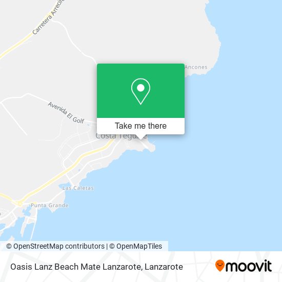 mapa Oasis Lanz Beach Mate Lanzarote