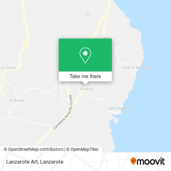 Lanzarote Art map