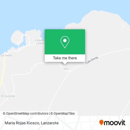María Rojas Kiosco map