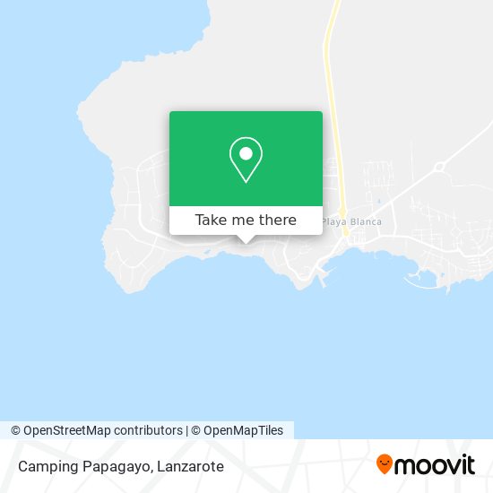 mapa Camping Papagayo