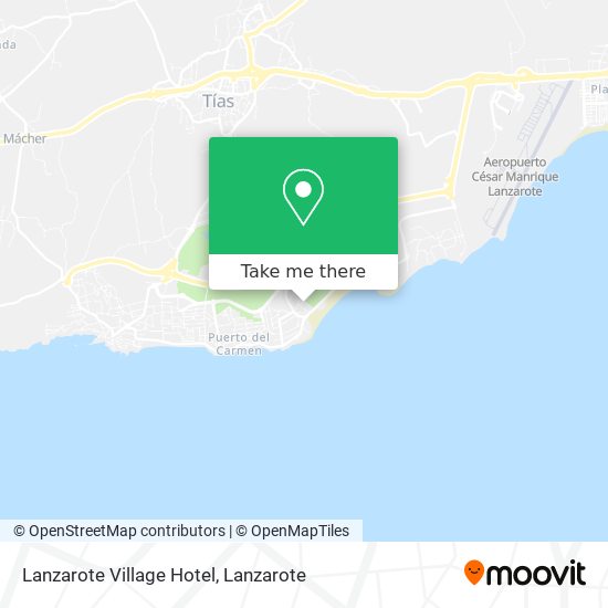 Lanzarote Village Hotel map