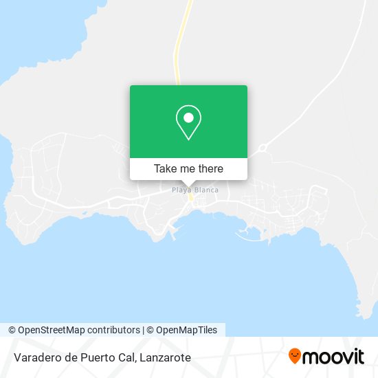 Varadero de Puerto Cal map