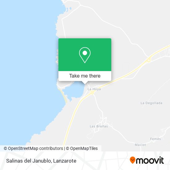 Salinas del Janublo map