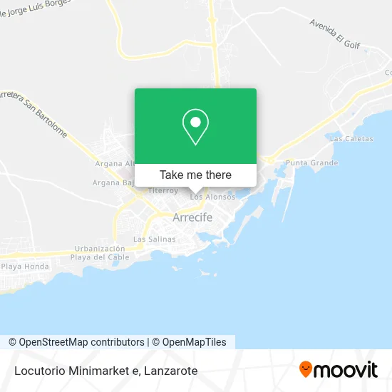 Locutorio Minimarket e map