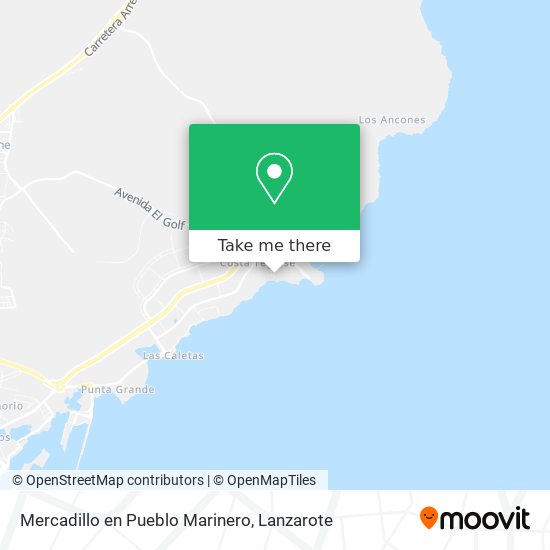 mapa Mercadillo en Pueblo Marinero