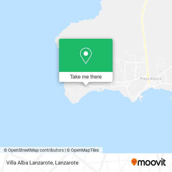 Villa Alba Lanzarote map