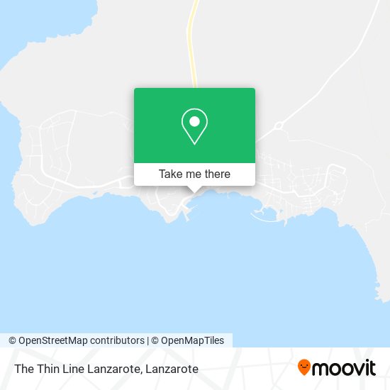 The Thin Line Lanzarote map