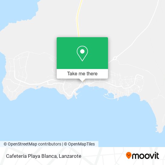 mapa Cafetería Playa Blanca