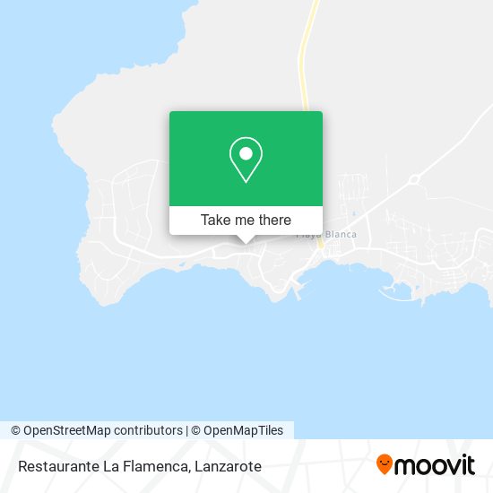 mapa Restaurante La Flamenca