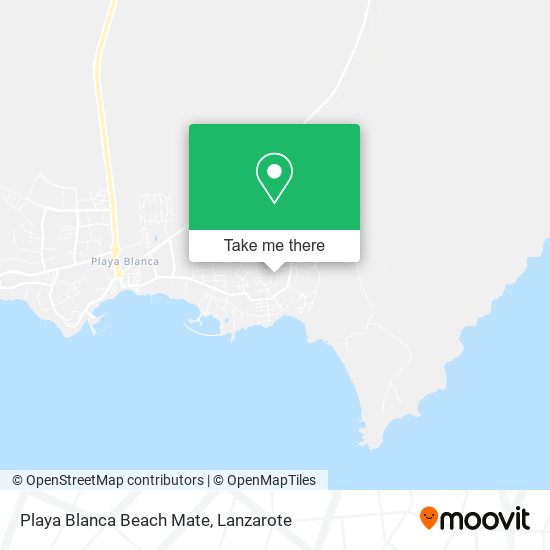 Playa Blanca Beach Mate map