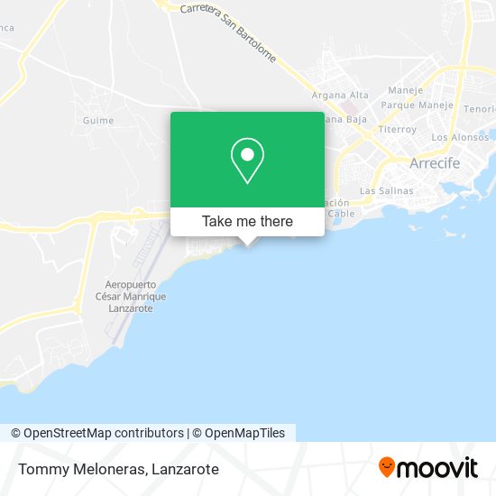 Tommy Meloneras map