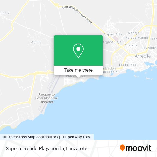 mapa Supermercado Playahonda