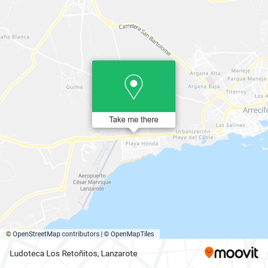 Ludoteca Los Retoñitos map