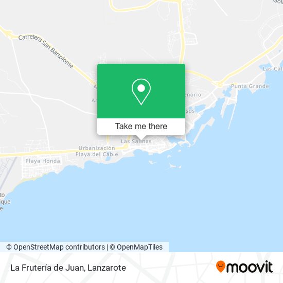 La Frutería de Juan map