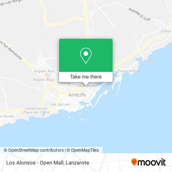 Los Alonsos - Open Mall map